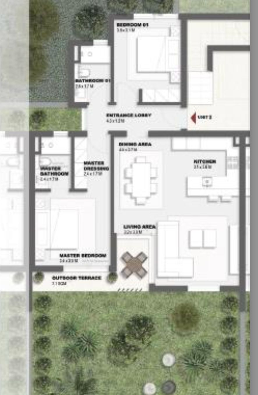 Floor plan for chalet at Solare