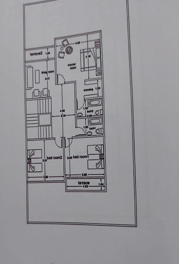 Floor plan for villa at Lac Ville