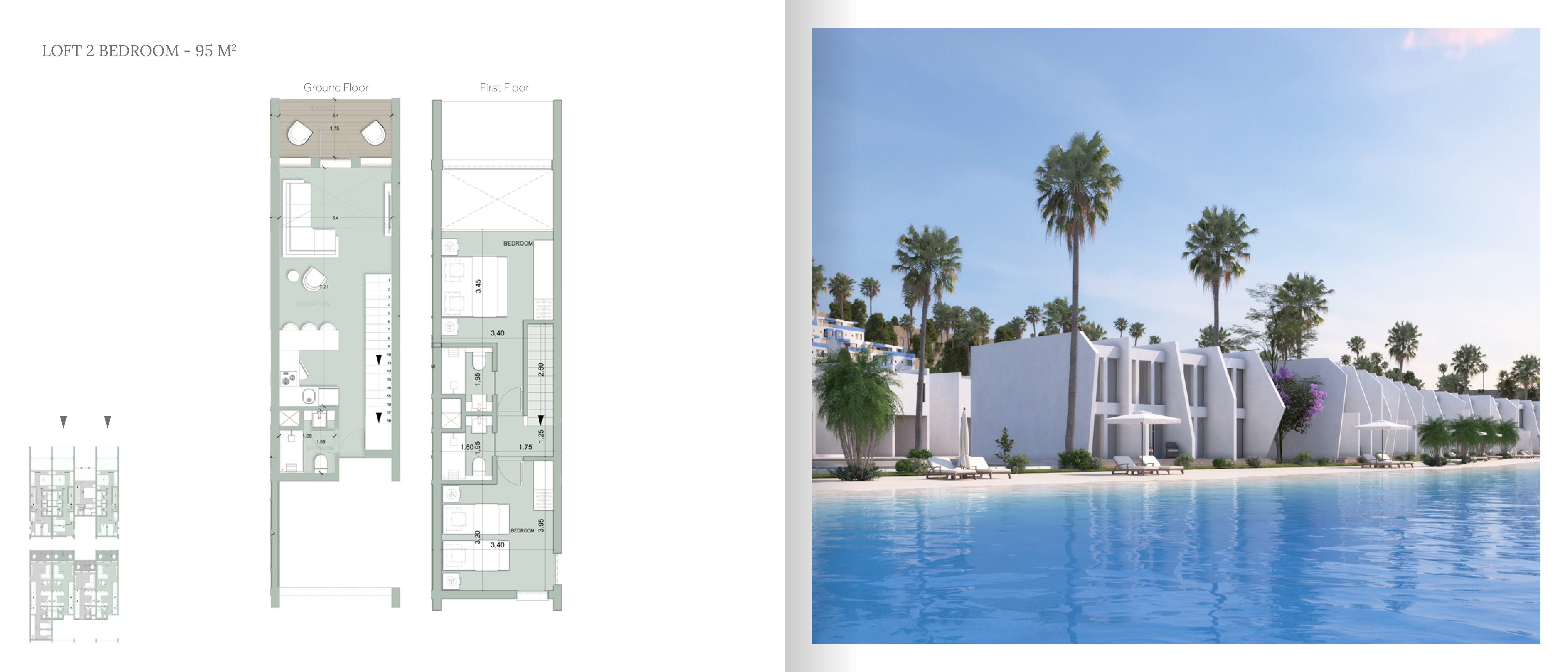 Floor plan for apartment at Residence Eight Sky Abu Dhabi