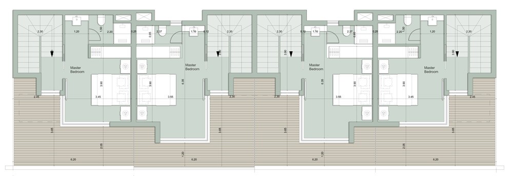 Floor plan for townhouse at Il Monte Galala