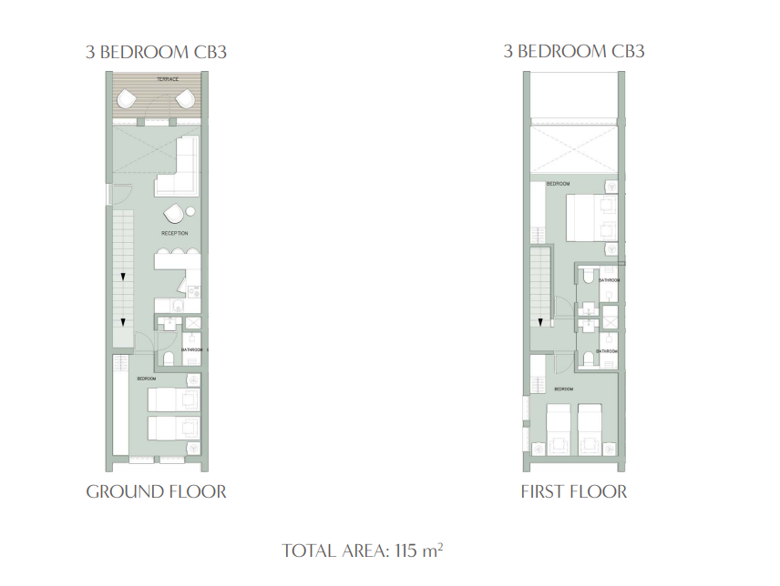 Floor plan for  at Elva - Il Monte Galala