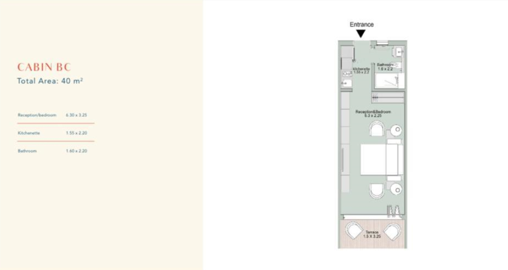 Floor plan for  at Il Monte Galala