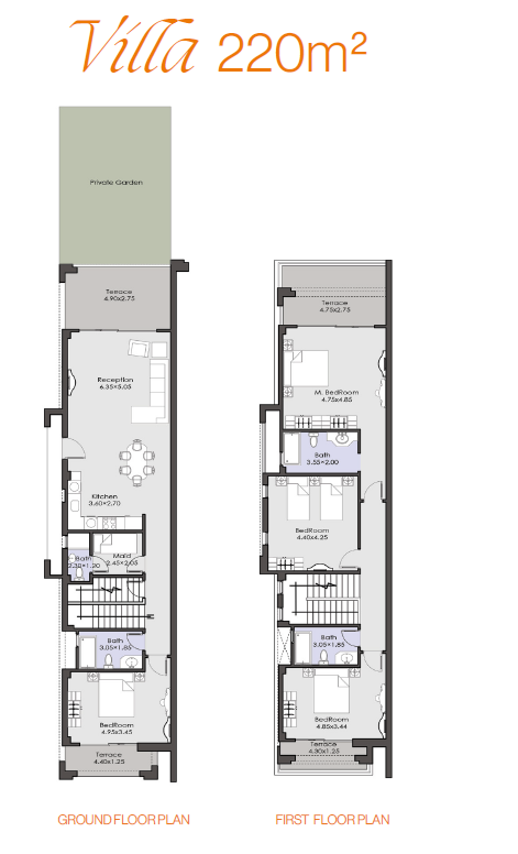 Floor plan for  at La Vista Ras El Hekma