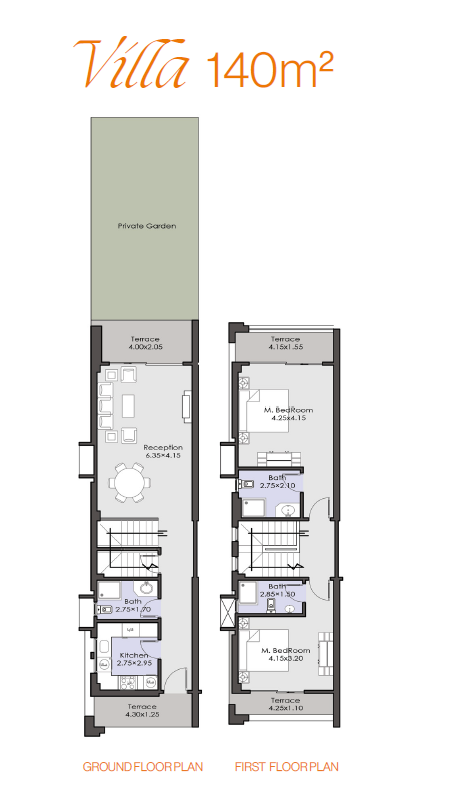 Floor plan for  at La Vista Ras El Hekma