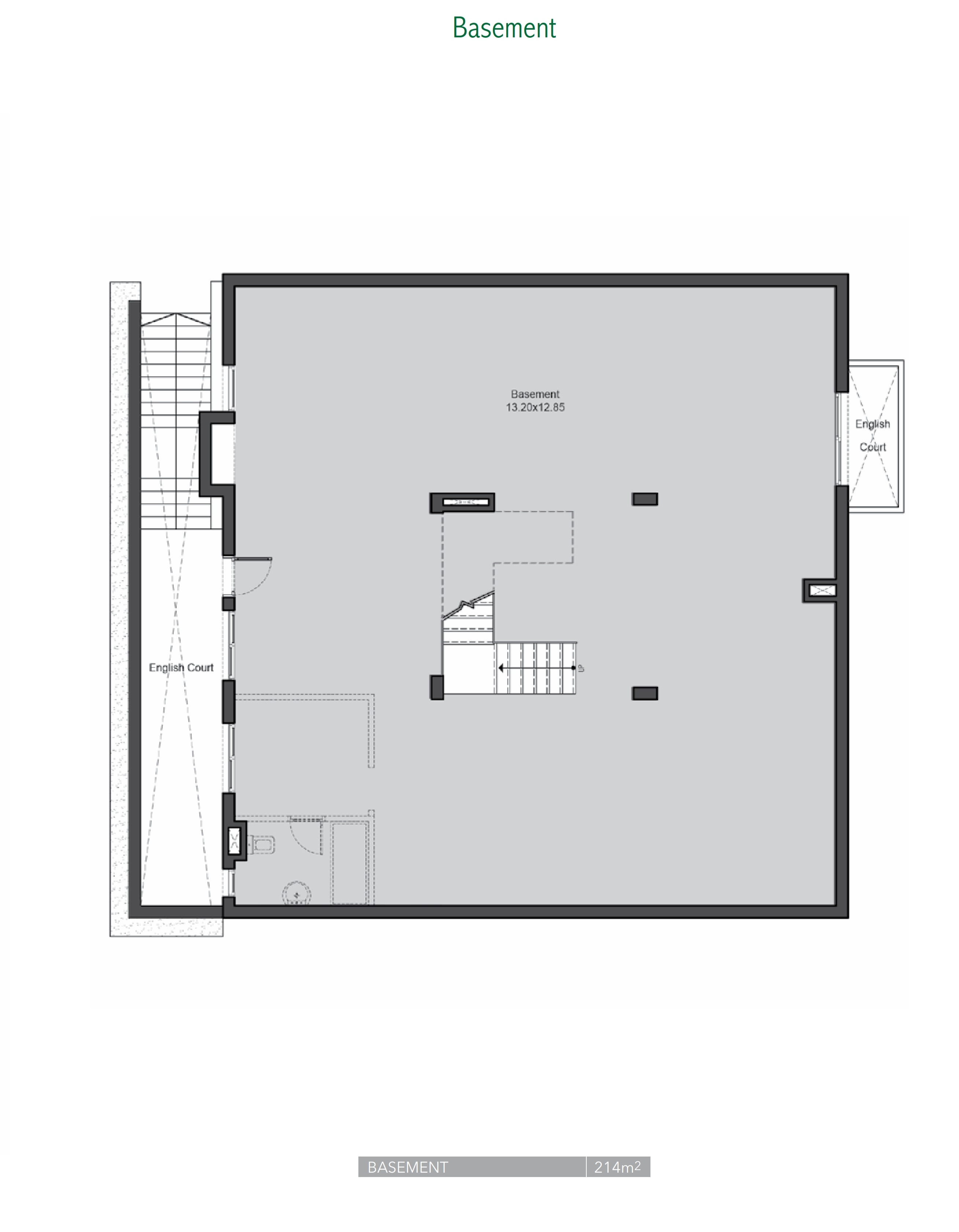 Floor plan for villa at Villette