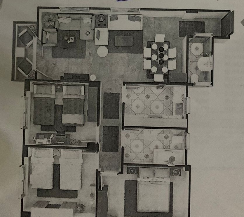 Floor plan for apartment at Lavida