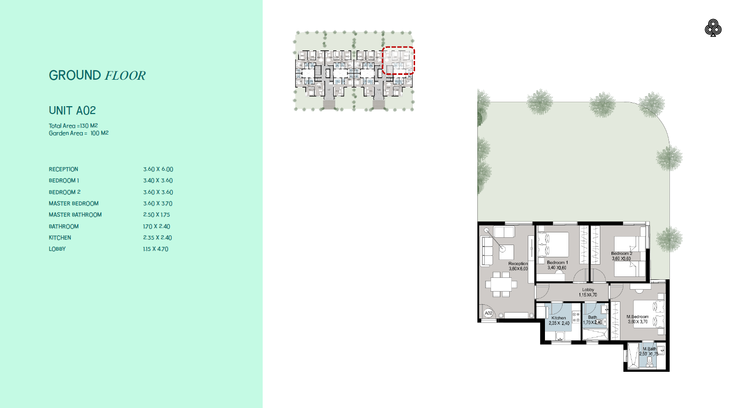Floor plan for apartment at Monark Residence