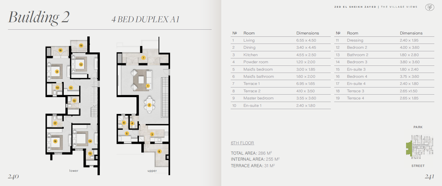 Floor plan for duplex at ZED