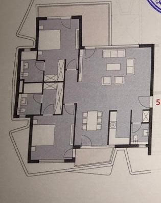 Floor plan for penthouse at Badya