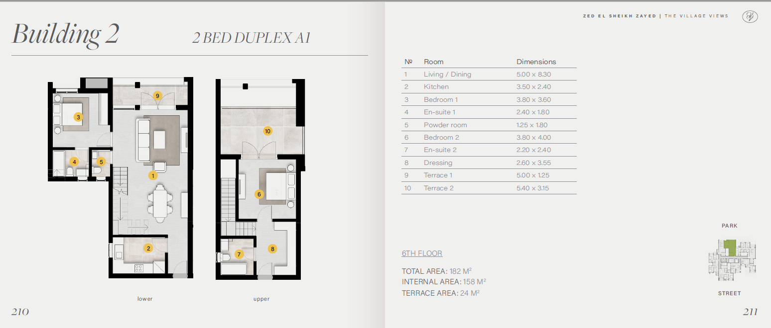 Floor plan for duplex at ZED