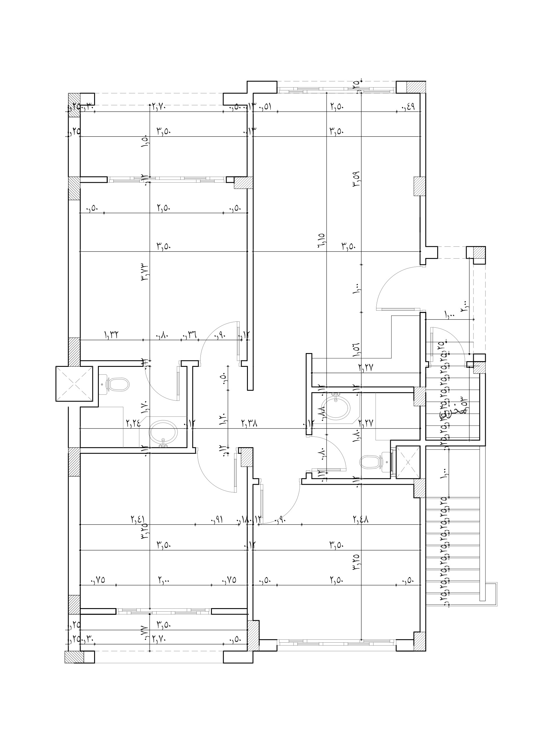 Floor plan for chalet at La Vista Gardens