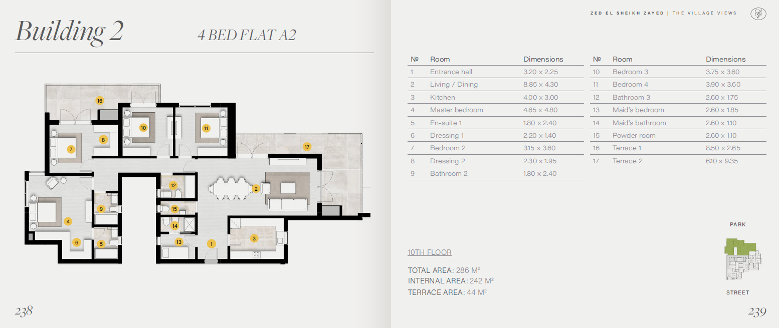 Floor plan for apartment at ZED