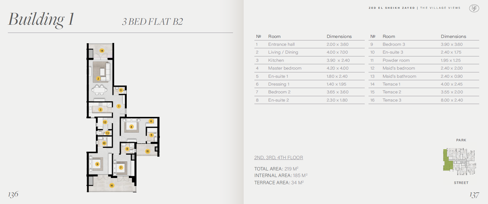 Floor plan for apartment at ZED