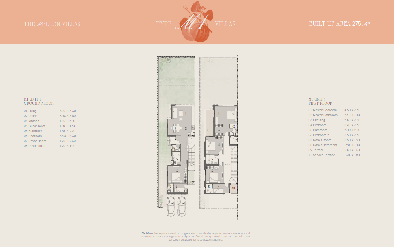 Floor plan for  at Marsa Baghush