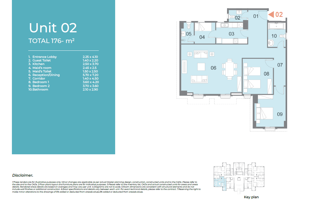 Floor plan for apartment at Il Latini City Edge