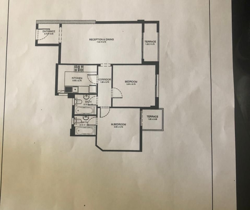 Floor plan for apartment at The Loft
