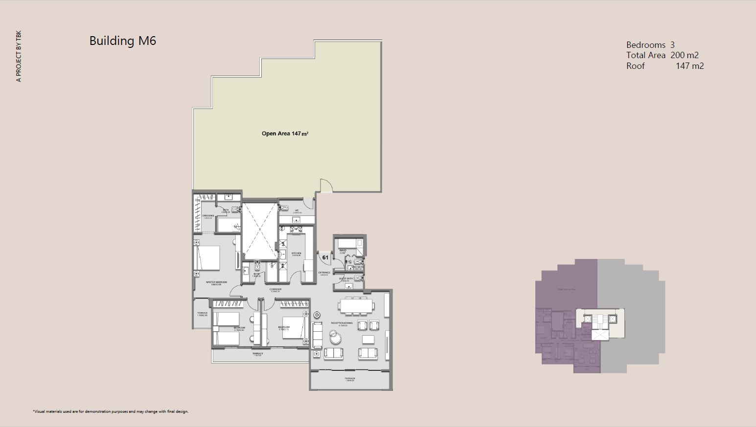 Floor plan for apartment at Ninety Avenue