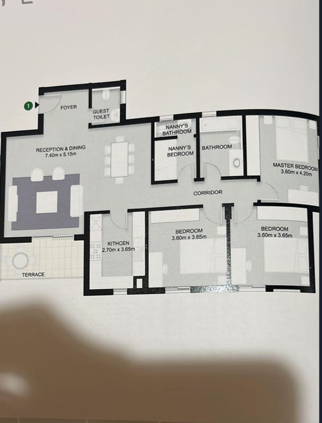 Floor plan for apartment at VYE SODIC