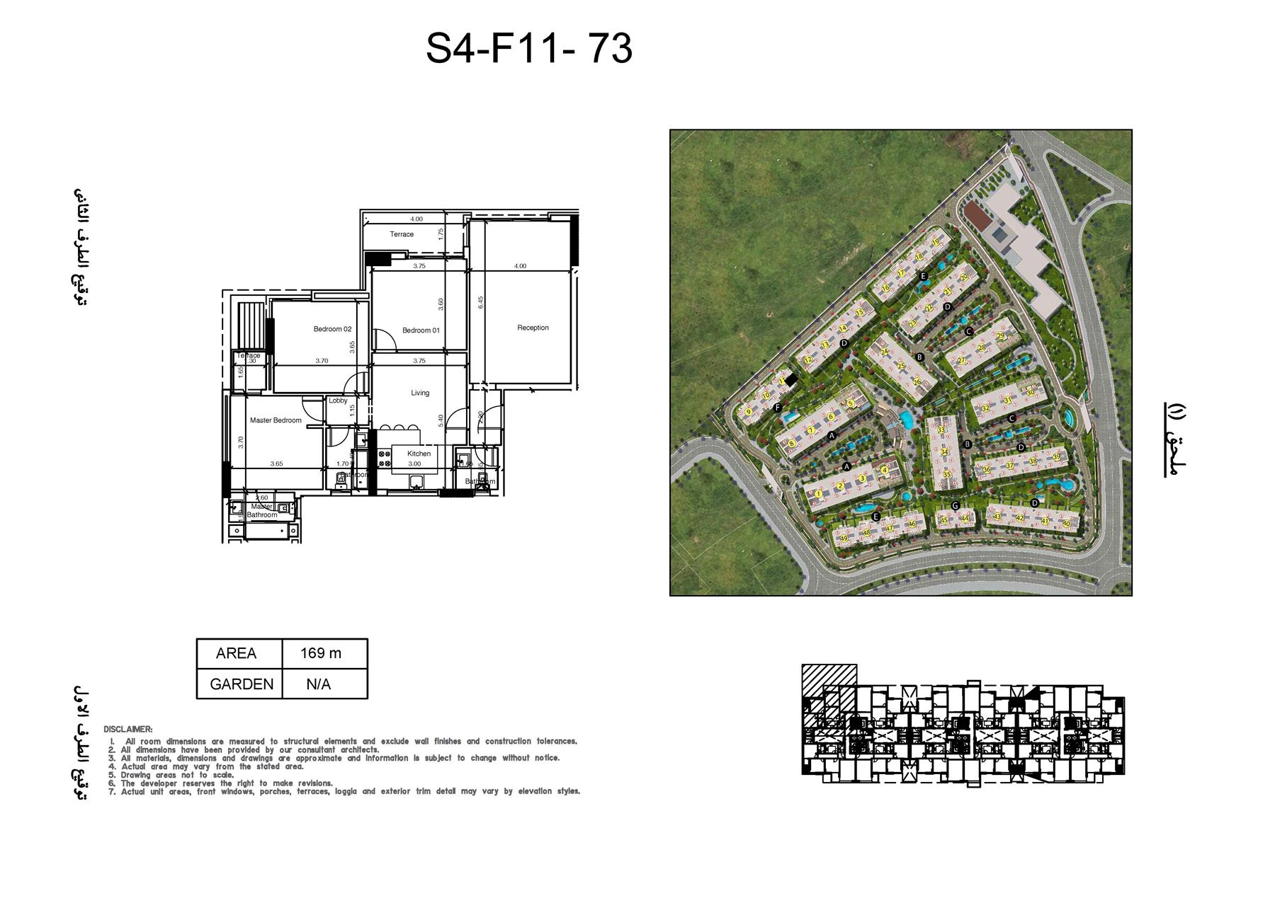 Floor plan for apartment at Scenario