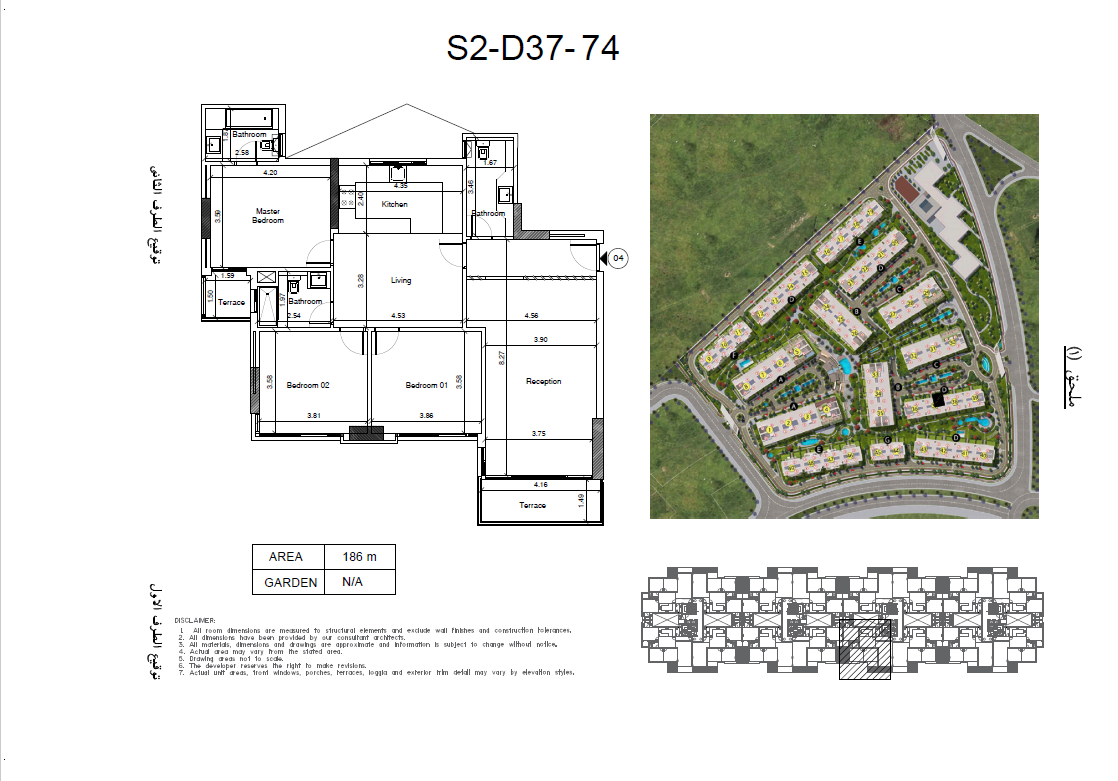 Floor plan for apartment at Scenario