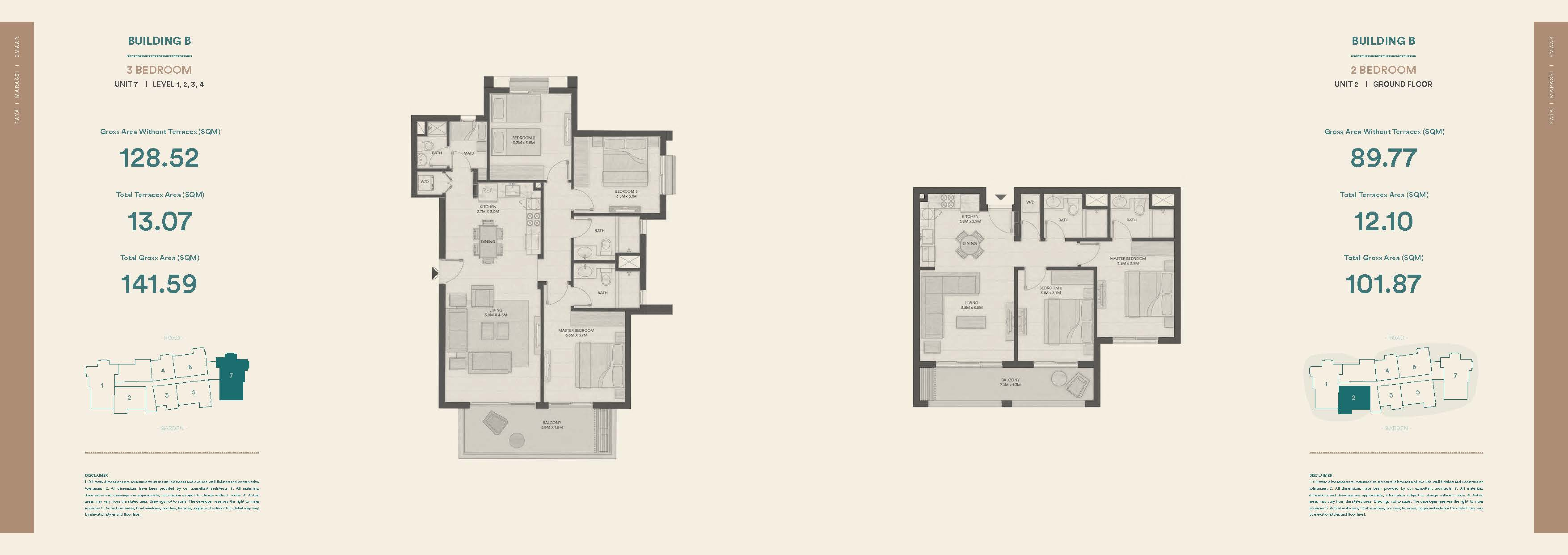 Floor plan for apartment at Faya Marassi