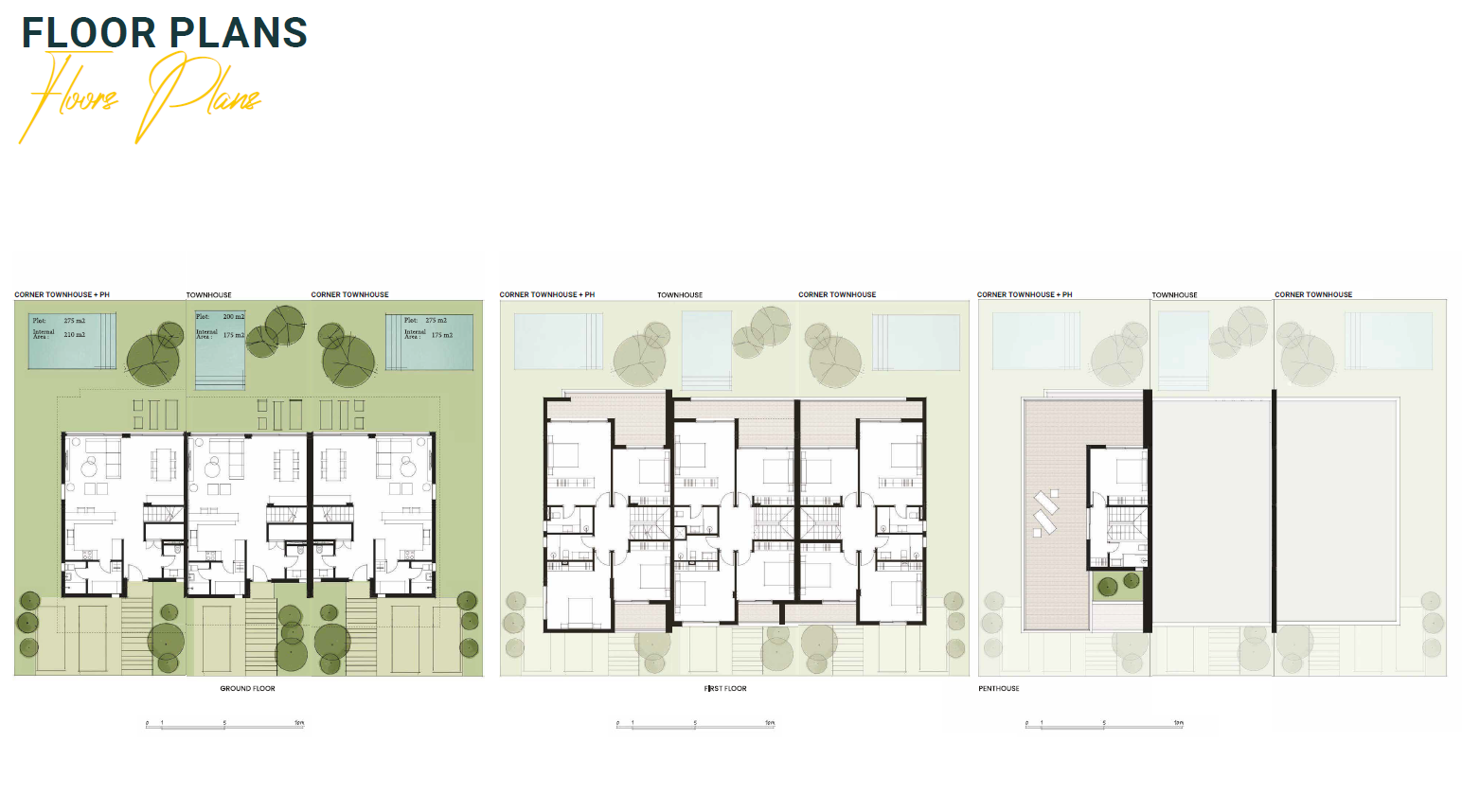 Floor plan for townhouse at Il Bayou