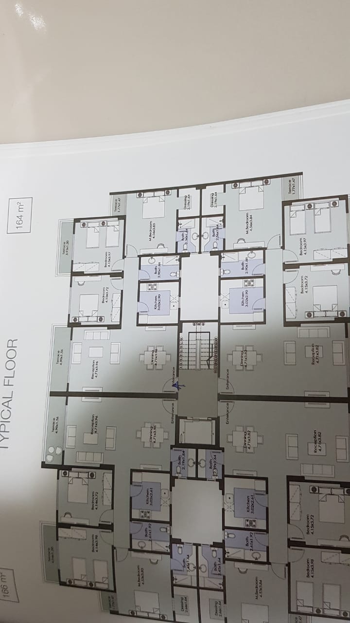 Floor plan for apartment at El Patio Oro