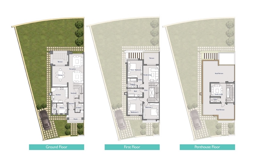 Floor plan for  at Palm Hills Katameya Extension (PK2)