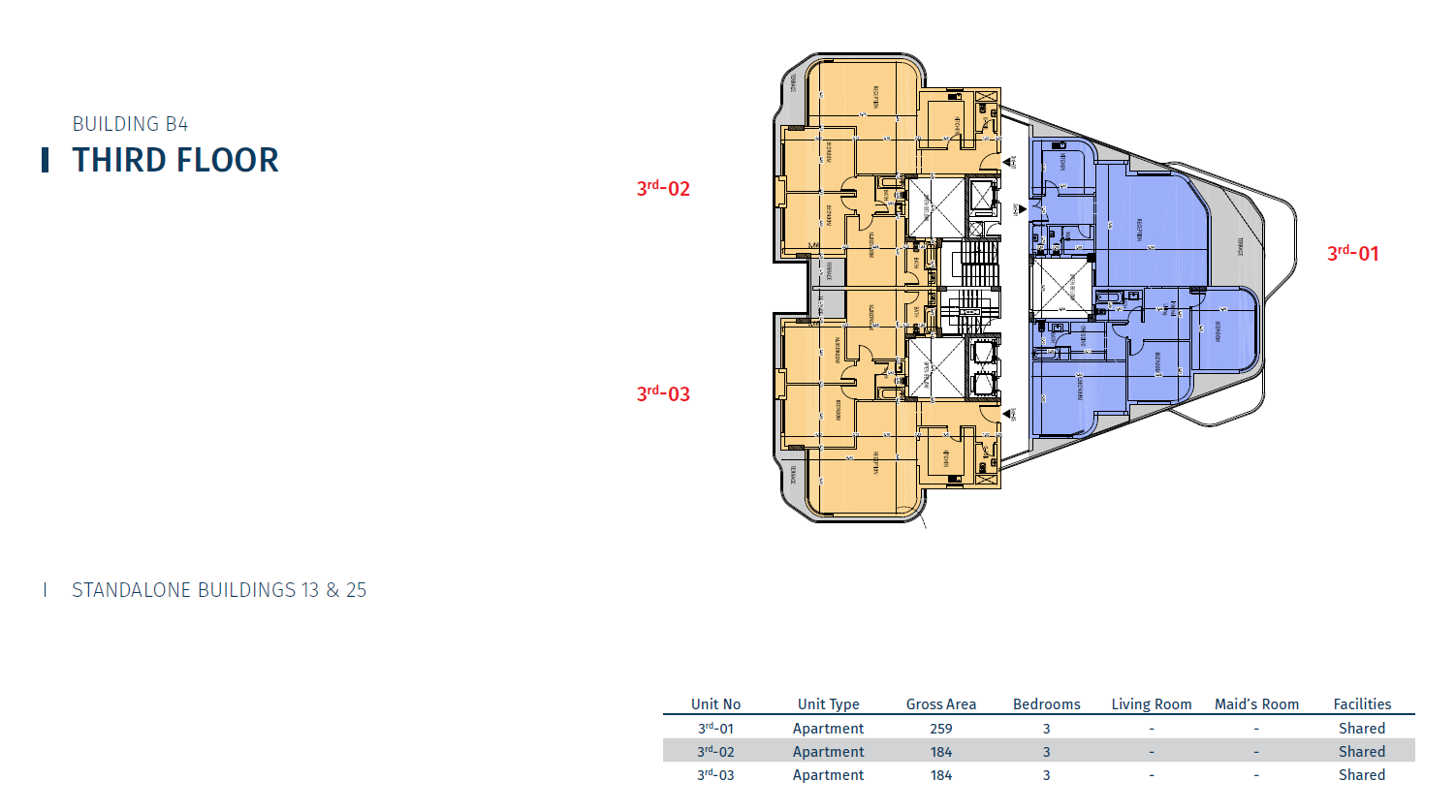 Floor plan for apartment at Bloomfields