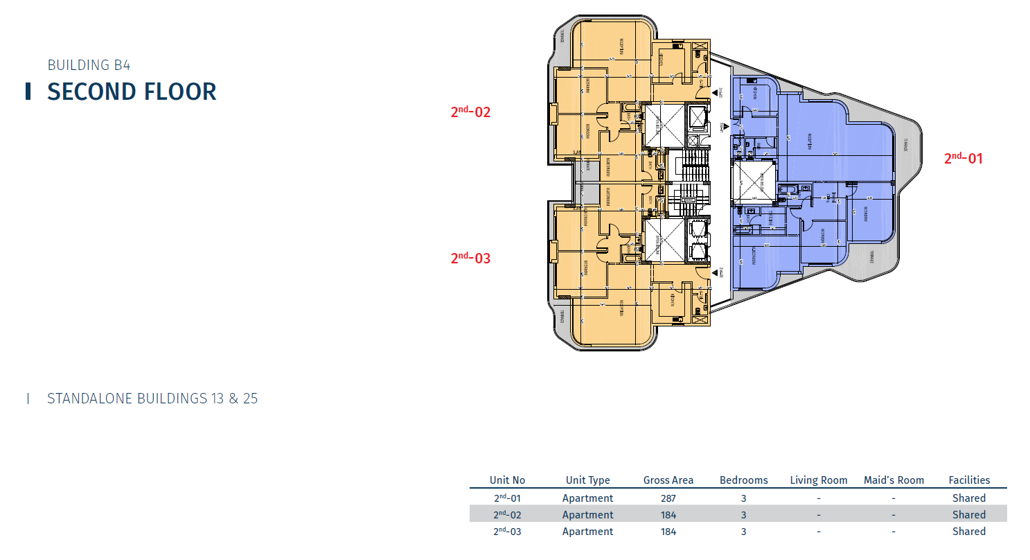 Floor plan for apartment at Bloomfields