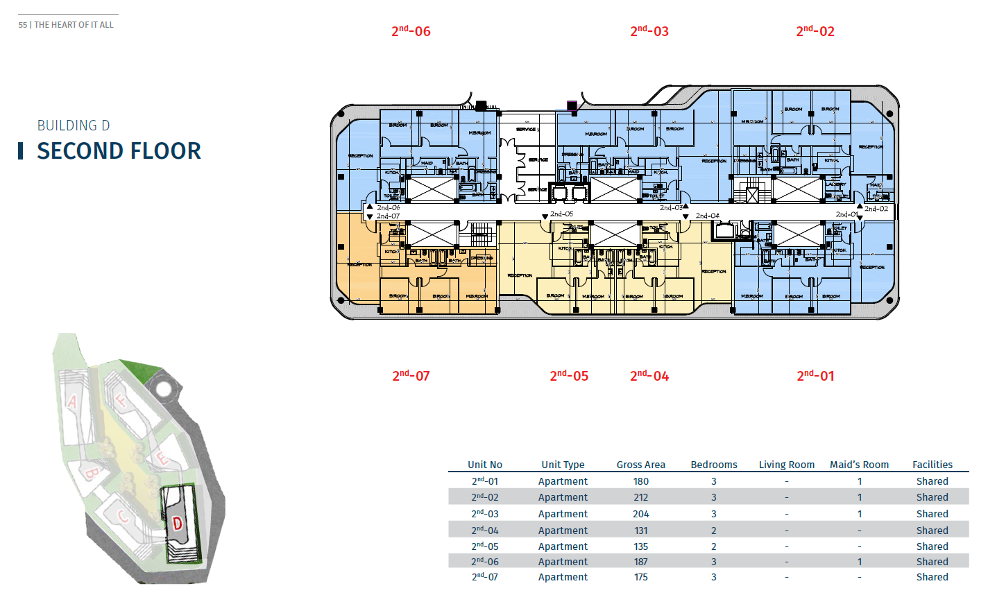Floor plan for apartment at Bloomfields