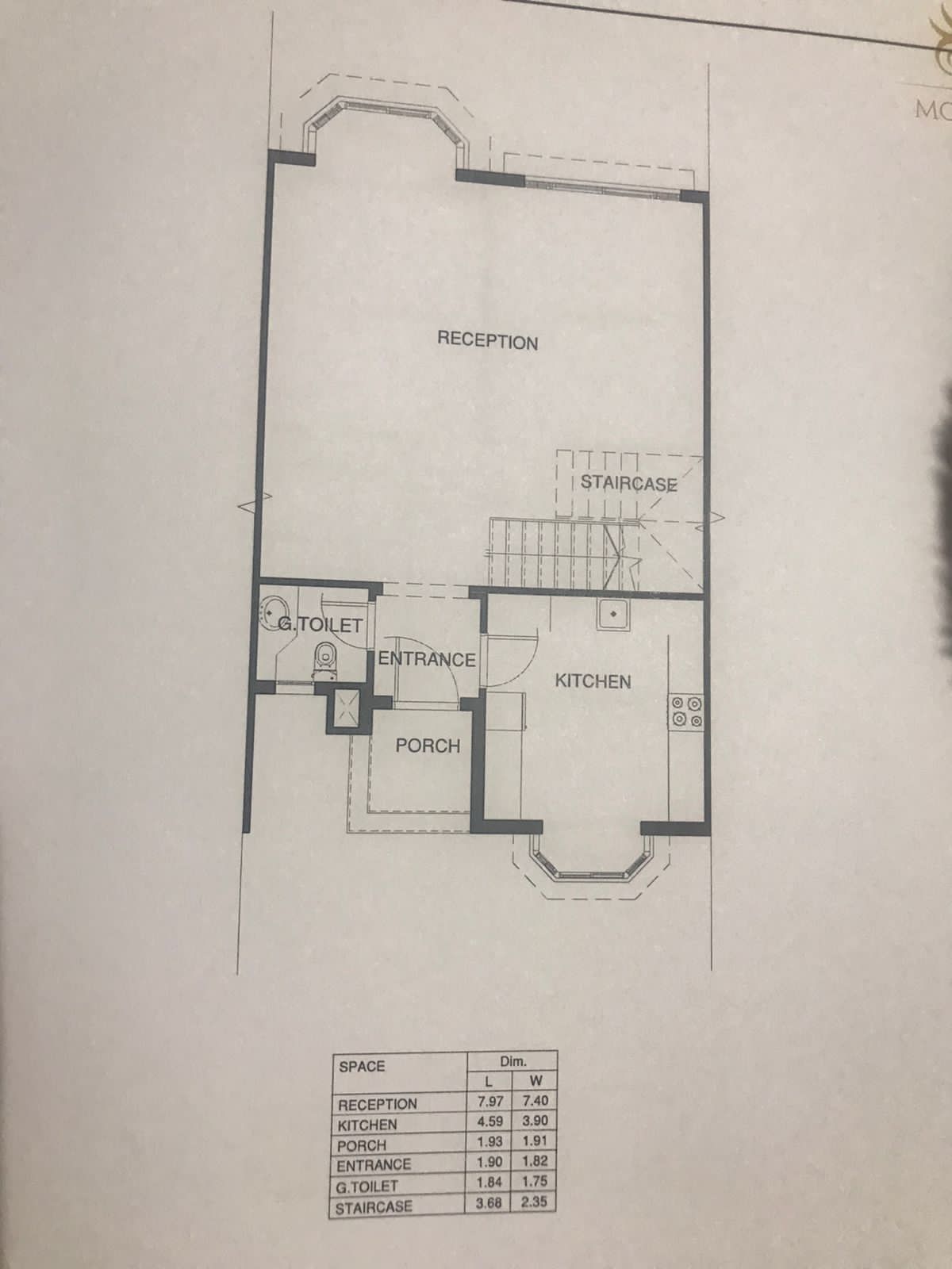 Floor plan for townhouse at Mountain View Chillout Park