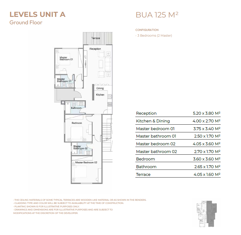 Floor plan for chalet at Telal - Shores