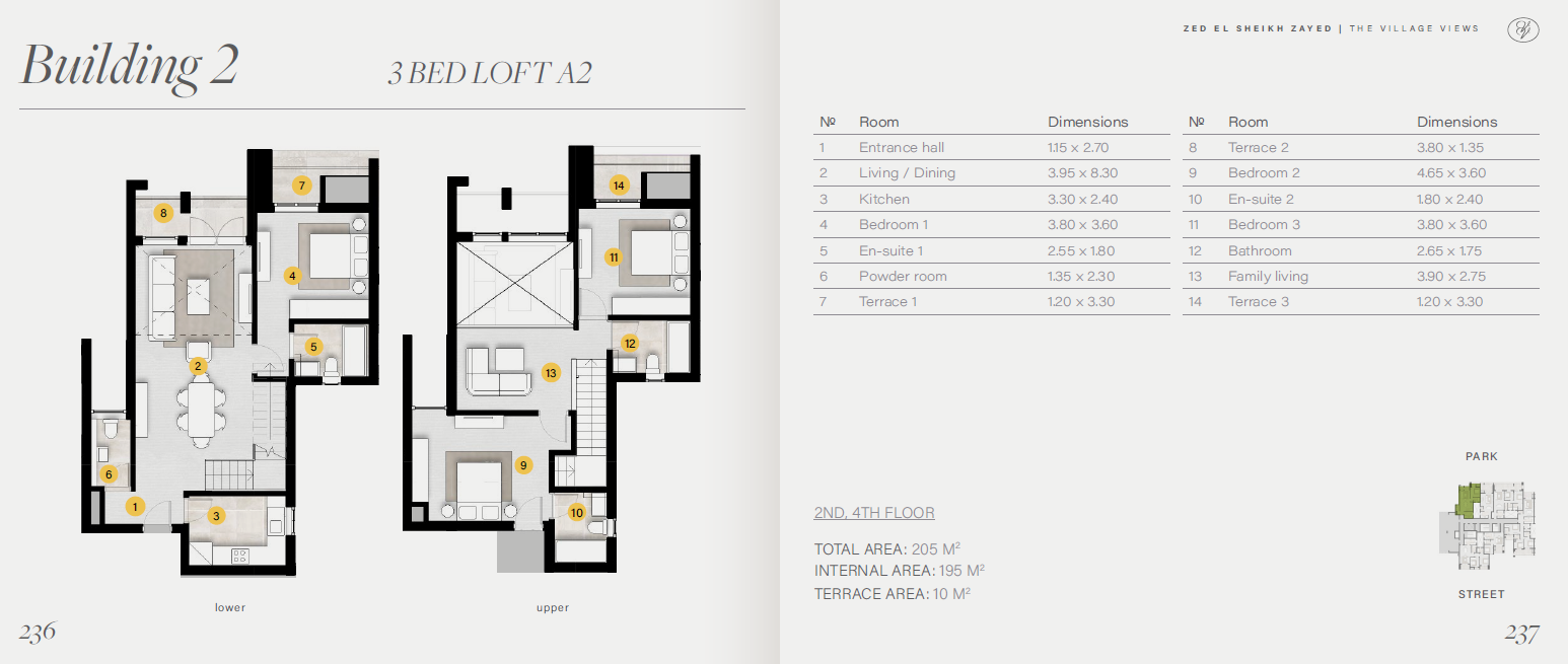 Floor plan for duplex at ZED
