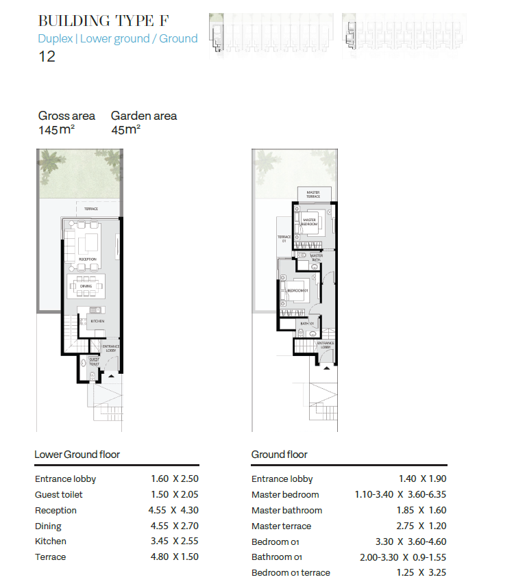 Floor plan for duplex at The Waterway North Coast