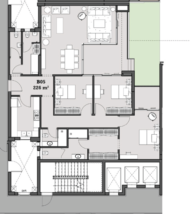Floor plan for apartment at The View Waterway