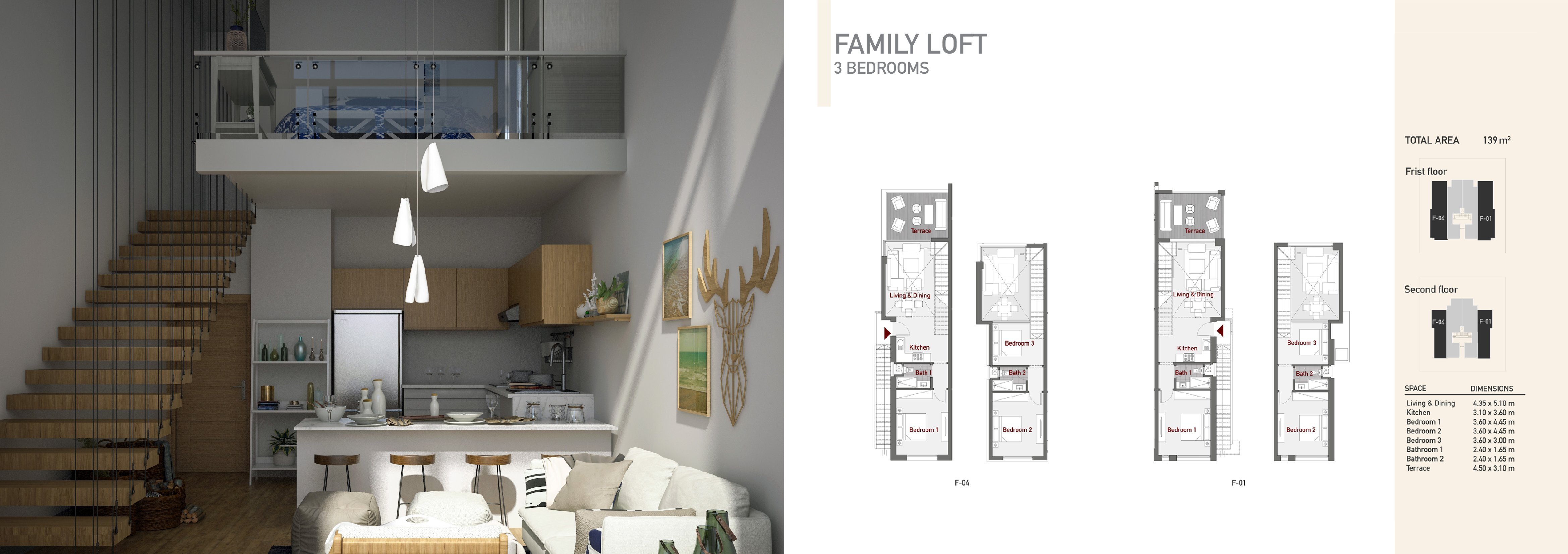 Floor plan for apartment at Azha