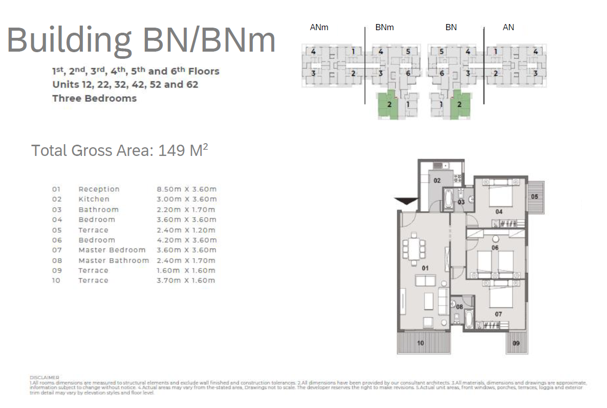 Floor plan for apartment at Il Bosco City