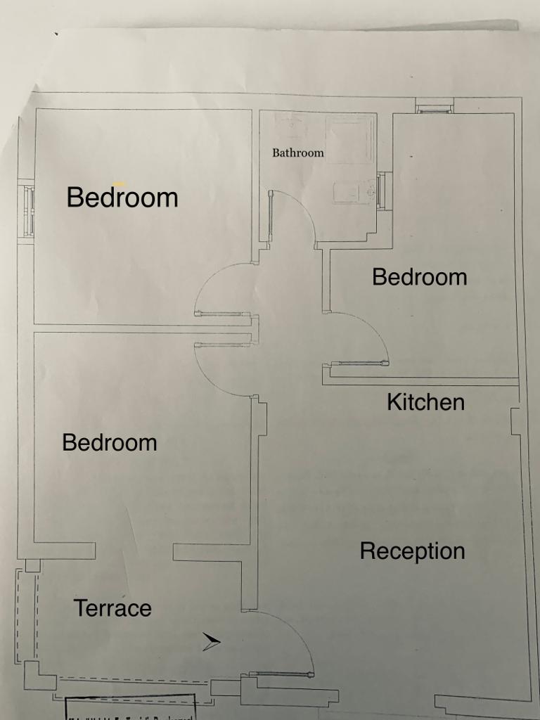 Floor plan for apartment at Makadi Heights