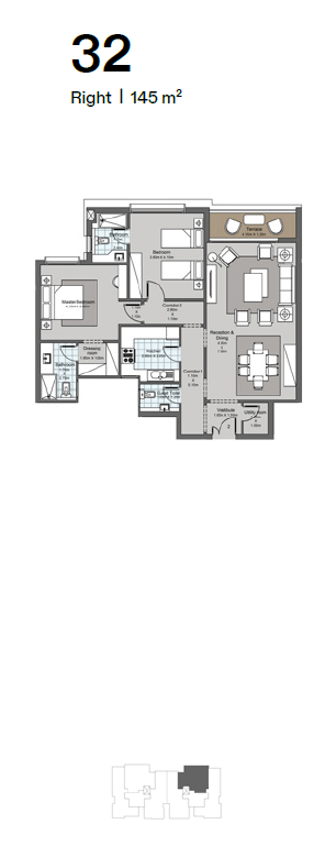 Floor plan for apartment at Ever