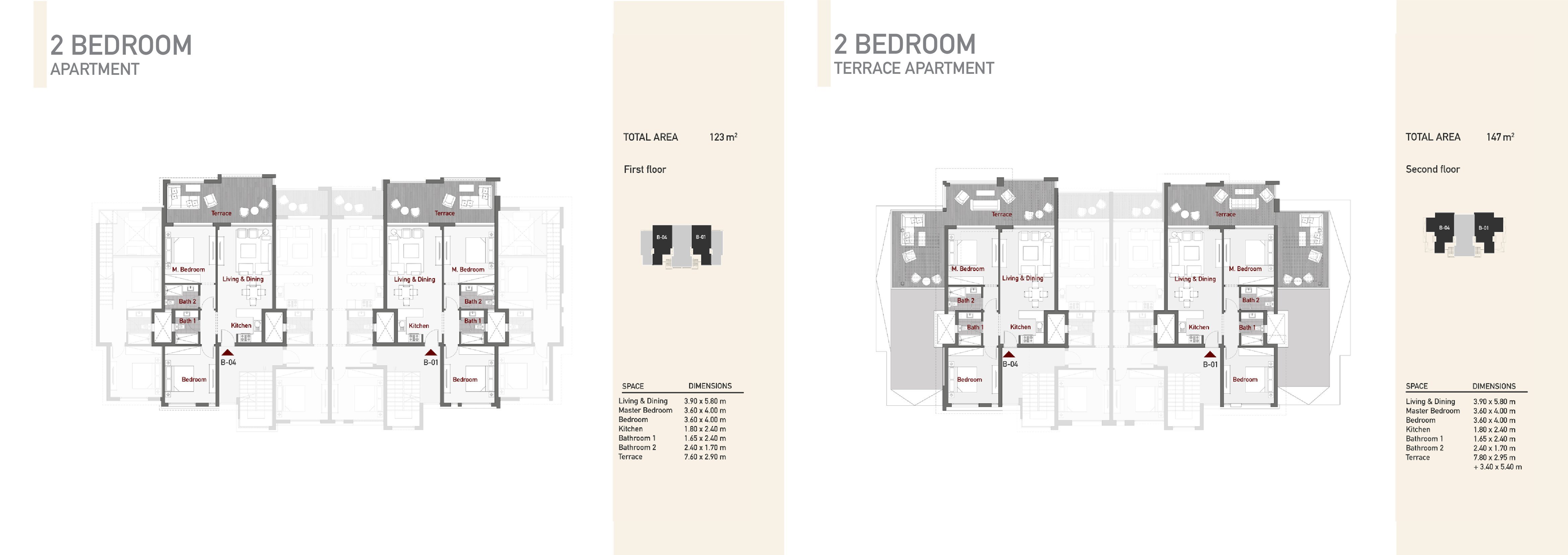 Floor plan for apartment at Azha