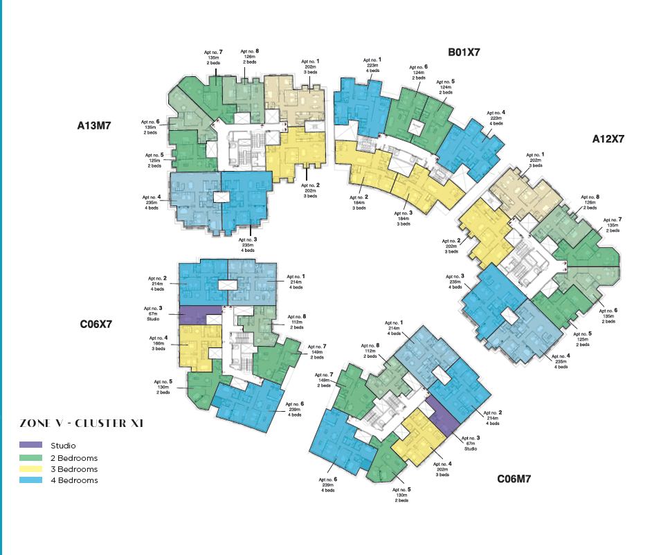 Floor plan for apartment at Il Latini SED
