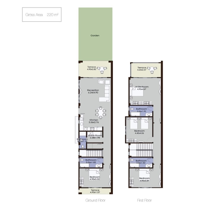 Floor plan for  at La Vista Ras El Hekma