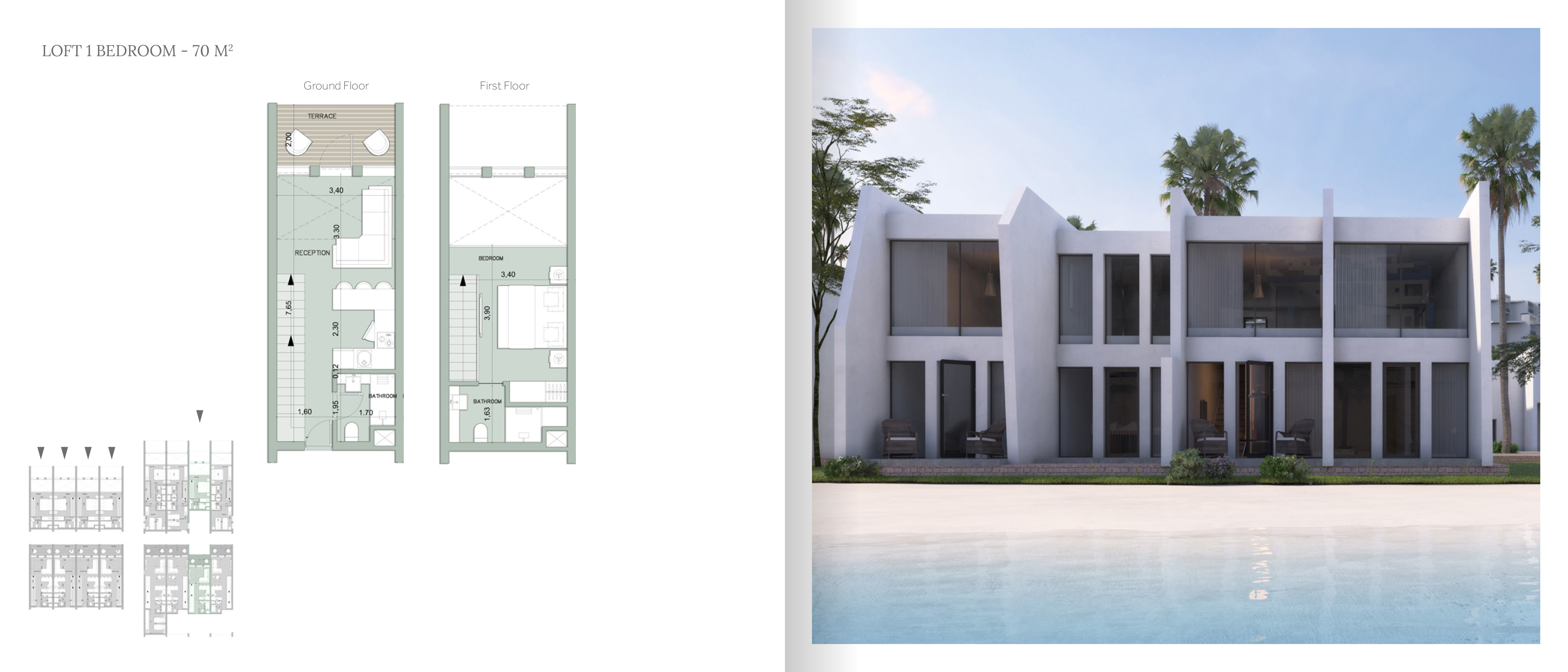 Floor plan for apartment at Residence Eight Sky Abu Dhabi
