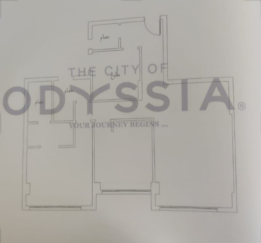 Floor plan for apartment at The City of Odyssia