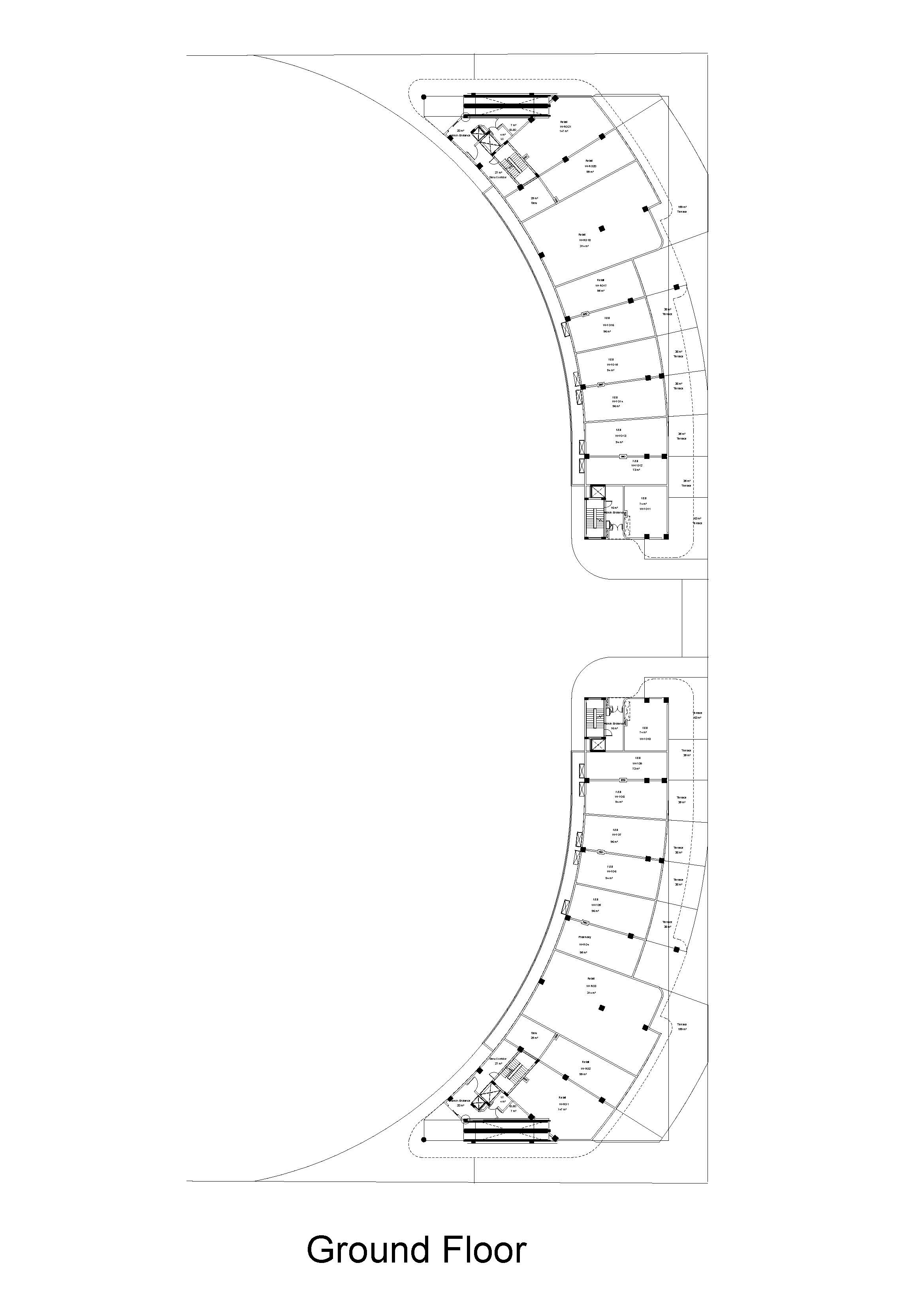 Floor plan for  at White Residence