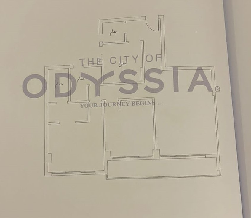 Floor plan for apartment at The City of Odyssia