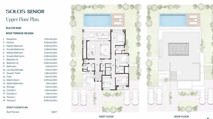 Floor plan for chalet at Swanlake North Coast