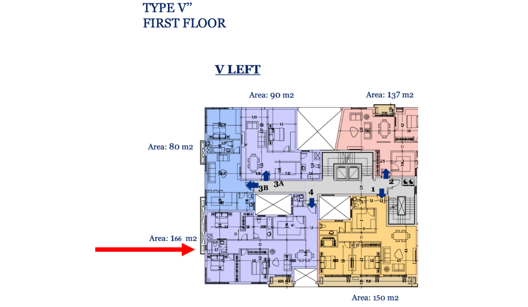 Floor plan for apartment at The City of Odyssia