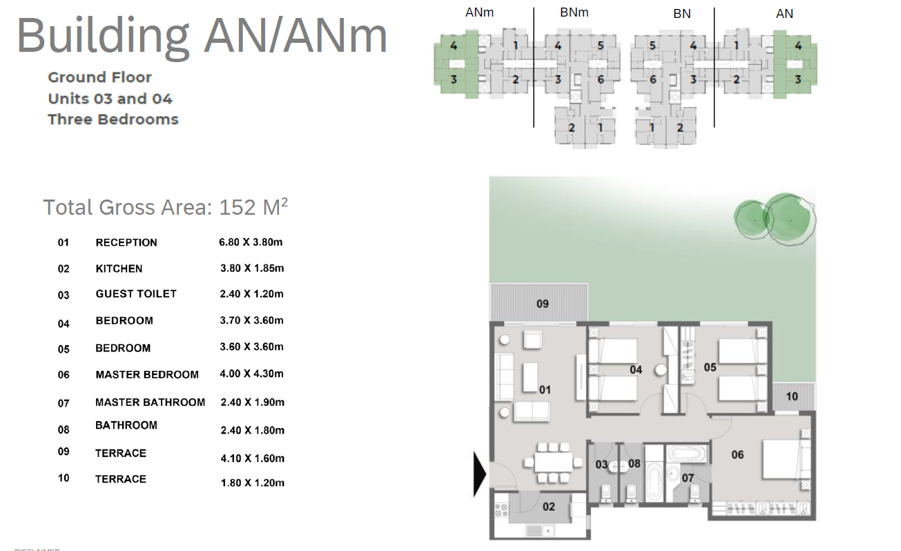 Floor plan for apartment at Il Bosco City